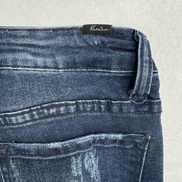 Kancan Skinny Stretch Jeans Womens Size 28 Mid Rise Dark Wash - Picture 14 of 14